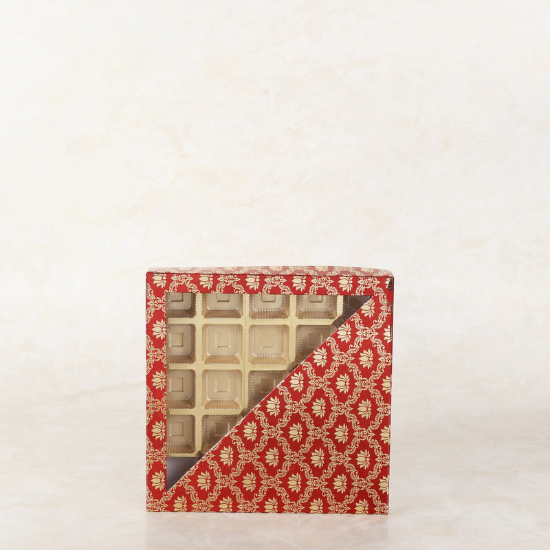 Red Dmask Chocolate Box