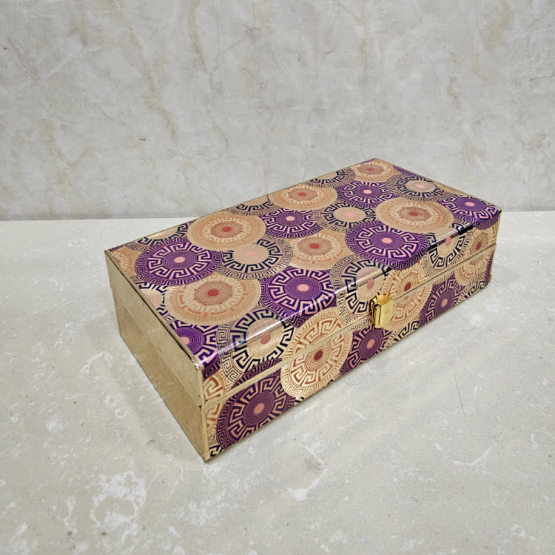 Purple Royal Pattern Jar Packaging