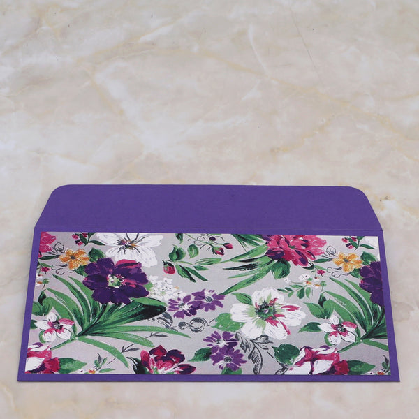 Purple Floral Money Envelopes
